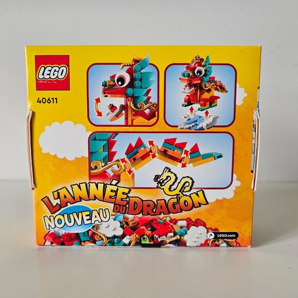 NIB LEGO 40611 Year of the Dragon 214pcs FACTORY SEALED RETIRED LIMITED EDITION - Picture 4 of 6